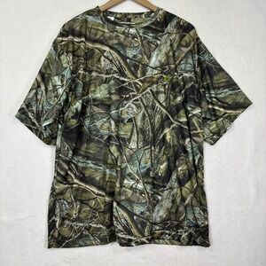 Fishouflage T Shirt Mens XL Camo Fishing Performance Mesh Short Sleeve